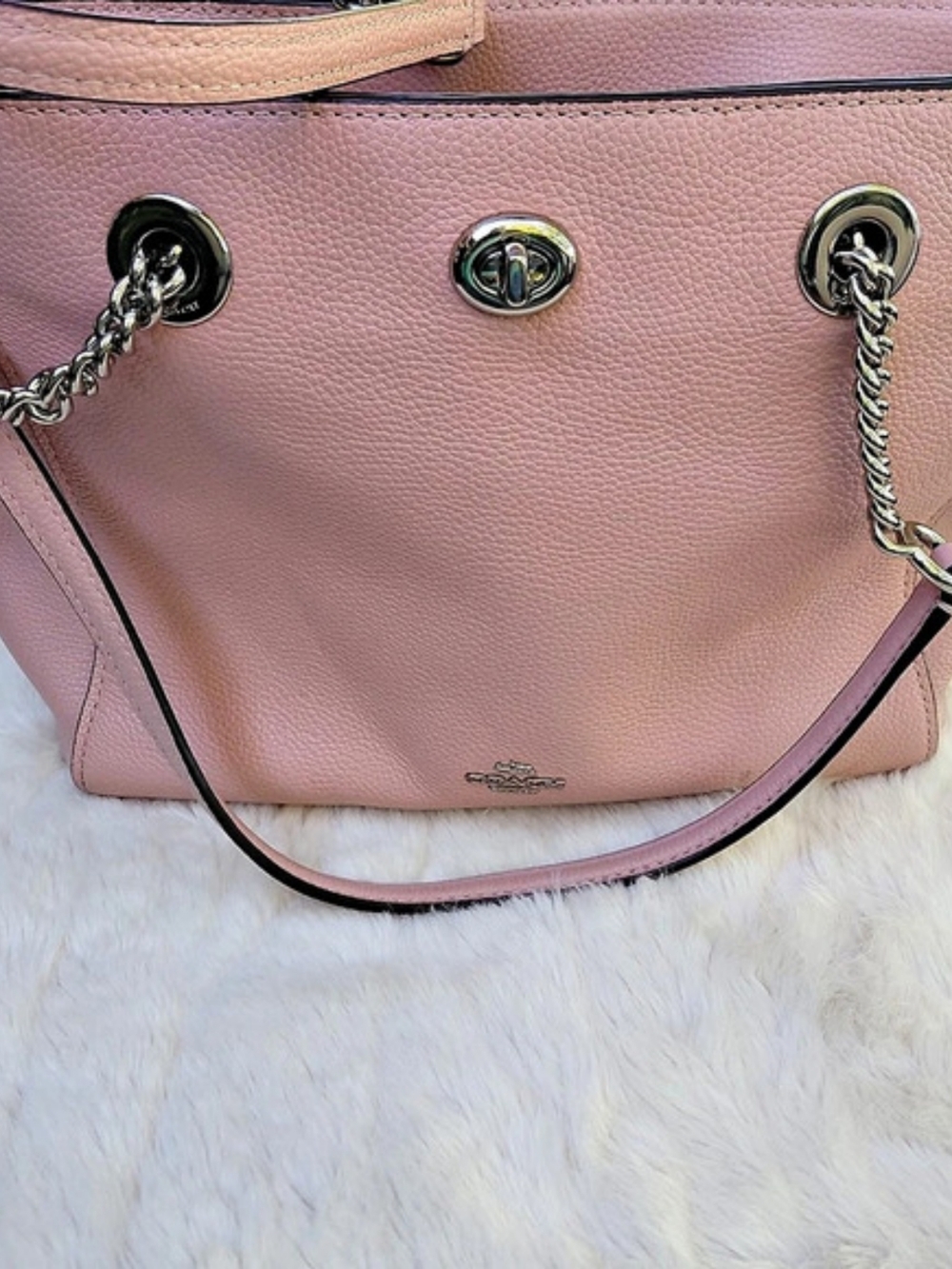Coach Edie Shoulder Bag Pink
